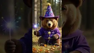 Magical Cartoon Bear Adventure ✨ | Cute Animated Bear in a Fantasy World