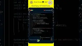 How To Code Java Display Multiply of Matrices 💯 #87 