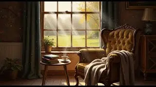 The Golden Hour of Rest: 4K Living Oil Painting Ambience