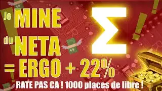 Miner de l'anetaBTC sur ERGO ! ULTRA RENTABLE -1000 places ! Minage EGRO