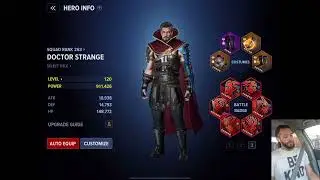 Marvel Future Revolution - Dr Strage Sakaar Support Build - Squad Battle Skill Rotation Setup