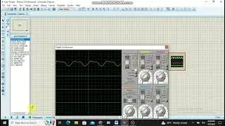 Parallel clipper circuit simulation using proteus software