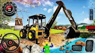 Real Construction Simulator 3D - JCB Excavator Driving Game - Android Gameplay
