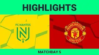 FC Nantes vs Manchester United FC  | Highlights Matchday 5 eFootball.Pro 2019-2020