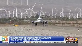 Palm Springs International Airport adds nonstop service to Washington, D.C.