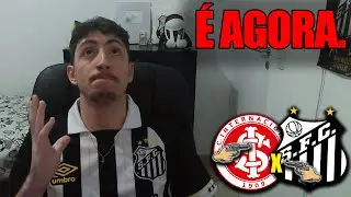 CHEGOU A HORA... INTER 1x0 SANTOS - REACT AO VIVO