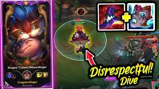 HEIMERDINGER IS THE 1v9 MIDLANE PICK YOU NEED IN YOUR TEAM? You CAN'T stop him diving botlane!