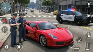 City Cop Car Chase Simulator-The police are sounding sirens, the engines are roaring!