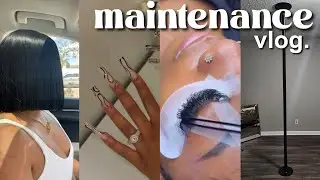 WEEK VLOG: I CUT MY HAIR, NEW POLE DANCER?! LASHES & NAILS ON A BUDGET 💋