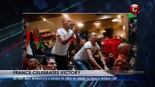 France Celebrate Victory Over Morocco 2-0 Win: Qualify for the FIFA World Finals