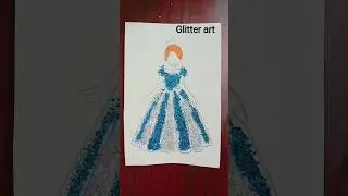 glitter princess art  🎨🎭👍#. #kpop # Afia  crafter an # byeeeeee