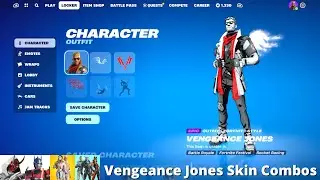 Vengeance Jones Skin Combos (Fortnite Battle Royale)