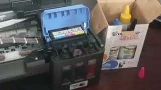 TRANSPRINT Ink Refill for Epson Printers   Best Budget Ink Review in Urdu Hindi