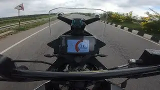 KTM 390 Adventure 2021 Top Speed and Acceleration Test! | 10r_onsteroids