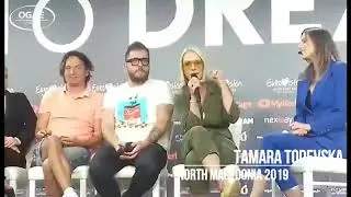 North Macedonia Eurovision 2019 - Press Conference - OGAE GREECE