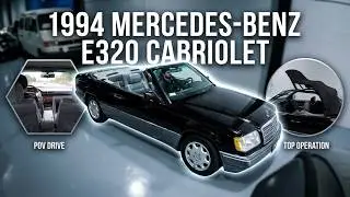 1994 Mercedes-Benz E320 Cabriolet (W124) | Drive and Top Operation