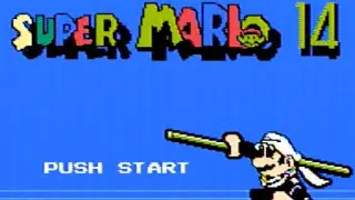 Super Mario 14 (Famicom Bootleg) - Gameplay on Famiclone Hardware
