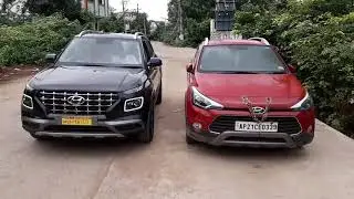 Hyundai venue sx vs hyundai i20 sportz sx walk around