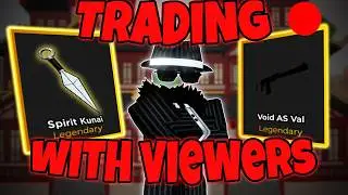 LIVE TRADING SKINS WITH VIEWERS - Roblox Ohio