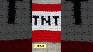 Minecraft TNT 🧨 #crochet #minecraft