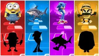 Minions 🆚 Anime brainrot 🆚 Sonic 🆚 Rap brainrot | Tiles Hop EDM Rush!