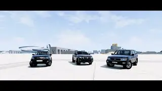 Toyota Land Cruiser vs Toyota Fortuner vs Toyota Prado--suspension test and power test Beamng Drive