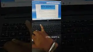 Computer Shortcut Keys || Capitalized Word || #computer #shorts #shortvideo  #computereducation