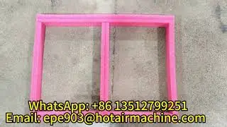 Versatile Hot Press Framing Machine for XPE and EPE Materials