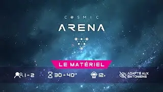 Cosmic ArenA &ndash; D&eacute;couvrez tout le mat&eacute;riel inclus dans la bo&icirc;te !