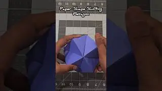 Paper Shape Shifting Flexgon / Paper Infinity Cube #PaperFlexgon #PaperInfinity #shapeshifting #diy