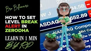 🔔 Master Price Break Alerts in Zerodha Kite | Step-by-Step Sentinel Alert Setup