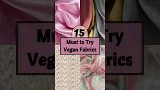 Must to VEGAN Fabrics👗🌿#shorts #environment #ad