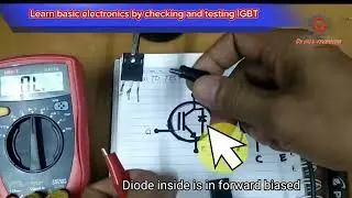 HOW TO CHECK IGBT USING DIGITAL MULTI METER'S BUZZER  (ENGLISH/TAGALOG)