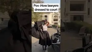 How lawyers dress #latestnews #trending #viral