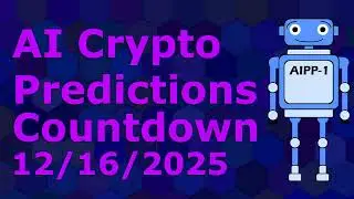 AI Crypto Countdown 12-16-2025. Watch This AI Calculate Tomorrow's Crypto Prices!
