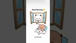 Good Morning&hearts;️☀️ #bubuanddudu #bubu #dudu #funny #cartoon #love