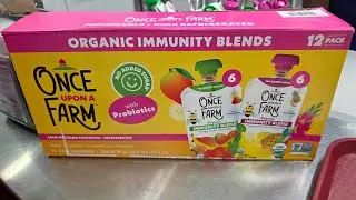 Once Upon a Farm Mango, Banana & Spirulina and Pineapple, Banana & Dragon Fruit Taste Test Review