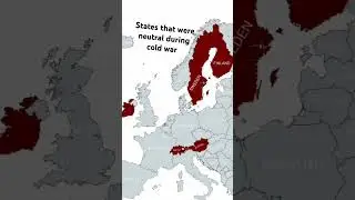 Neutral States During The Cold War #history #shortsfeed #shortsviral #mapping #viralshorts #explore