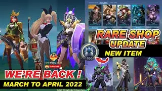 RARE SKIN FRAGMENT SHOP UPDATE March to April 2022 | Upcoming new skin Collector Starlight MLBB