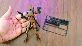 Unboxing & Building the T13 Titan - Brown Action Figure Dummy Assembly
