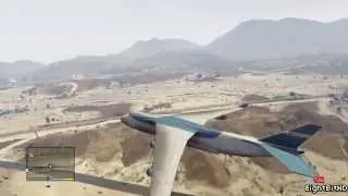 GTA 5 AIRPLANE Cargo Plane (Antonov An-124) TAKE OFF AND LANDING!