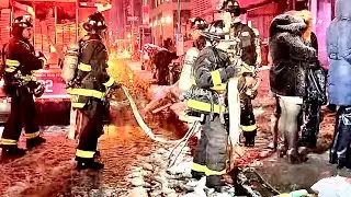 FDNY BOX 1143 ~ FDNY OPERATING FOR A ALL HANDS FIRE IN A RESTAURANT ON 2ND AVENUE IN MANHATTAN, NYC.