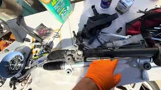 How to install a power steering rack on a 2007 Lexus ES350