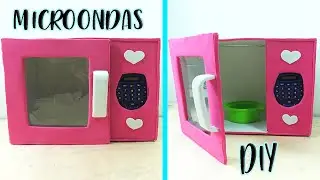 HORNO MICROONDAS DE CARTÓN RECICLADO 👌 DIY MANUALIDADES