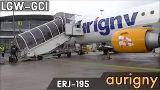 TRIP REPORT | Aurigny | London Gatwick to Guernsey | Embraer E195