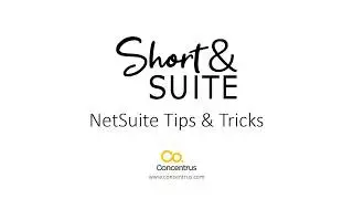 NetSuite Tutorial: Short n 'Suite: Apply to Transaction Joins
