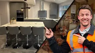 Ремонт кухни открытой планировки | Шаг за шагом🏡