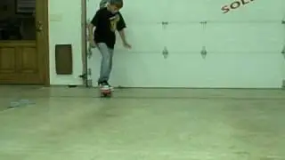 tre flip on oldschool board