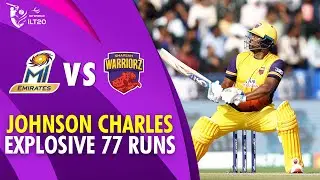 Johnson Charles&rsquo; Explosive 77 Runs | MI Emirates vs Sharjah Warriorz | M 14 | DP World ILT20 | M3Y1K
