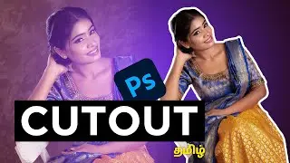 Background Change In Photoshop | cutout tamil | photo cutout | pentool | selection tool